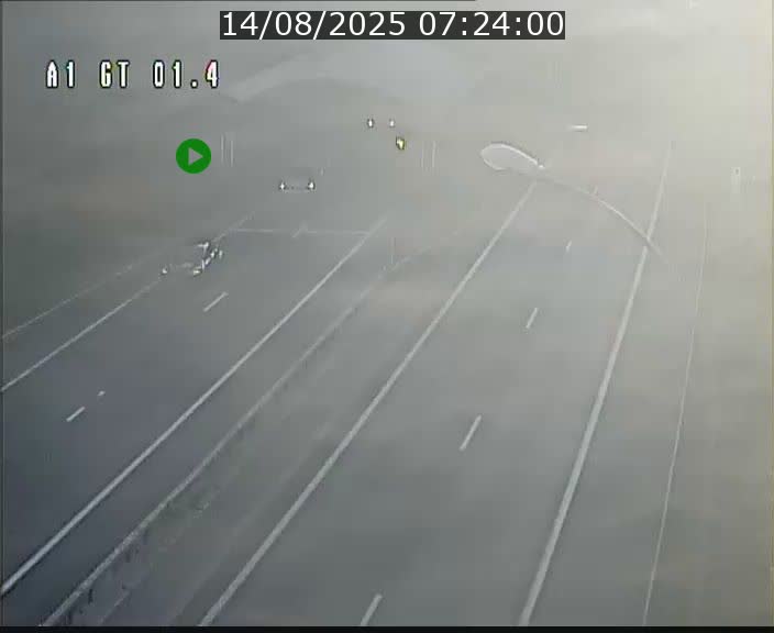 Traffic live webcam Luxembourg Hesperange - A1 direction Kirchberg - BK 1.4