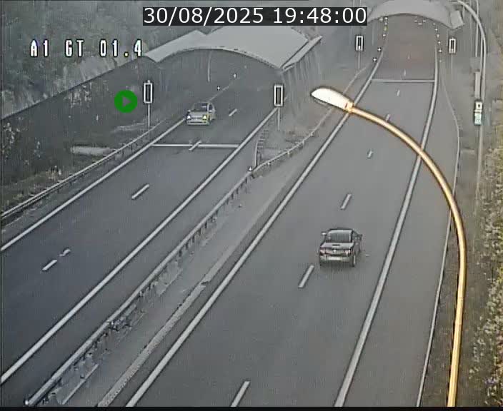 Traffic live webcam Luxembourg Hesperange - A1 direction Kirchberg - BK 1.4