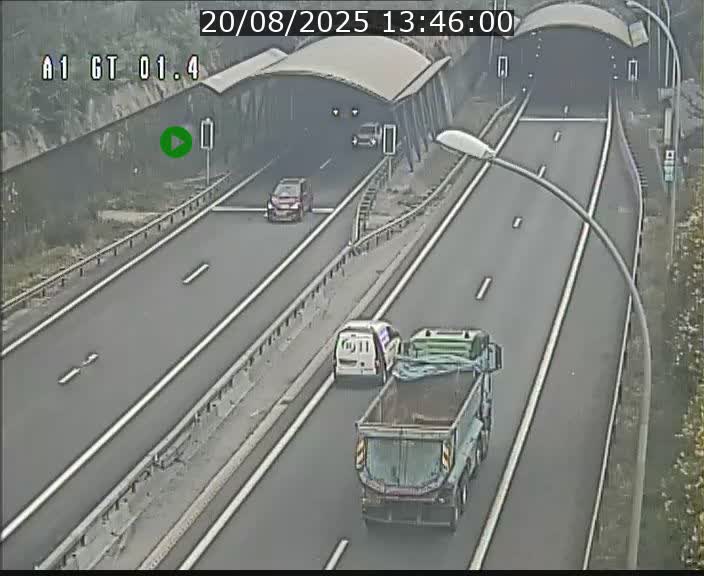 Traffic live webcam Luxembourg Hesperange - A1 direction Kirchberg - BK 1.4