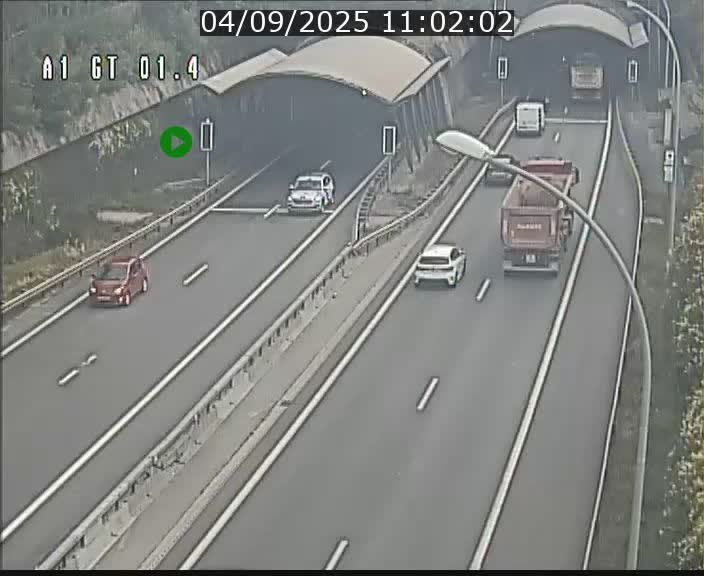 Traffic live webcam Luxembourg Hesperange - A1 direction Kirchberg - BK 1.4