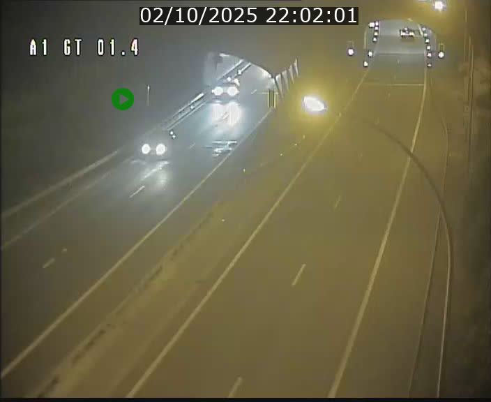 Traffic live webcam Luxembourg Hesperange - A1 direction Kirchberg - BK 1.4