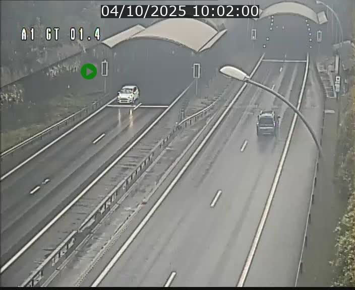 Traffic live webcam Luxembourg Hesperange - A1 direction Kirchberg - BK 1.4