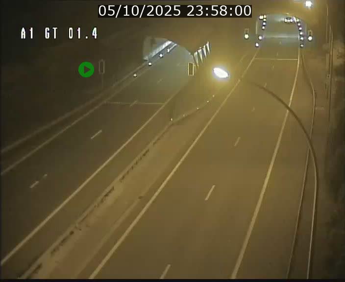Traffic live webcam Luxembourg Hesperange - A1 direction Kirchberg - BK 1.4