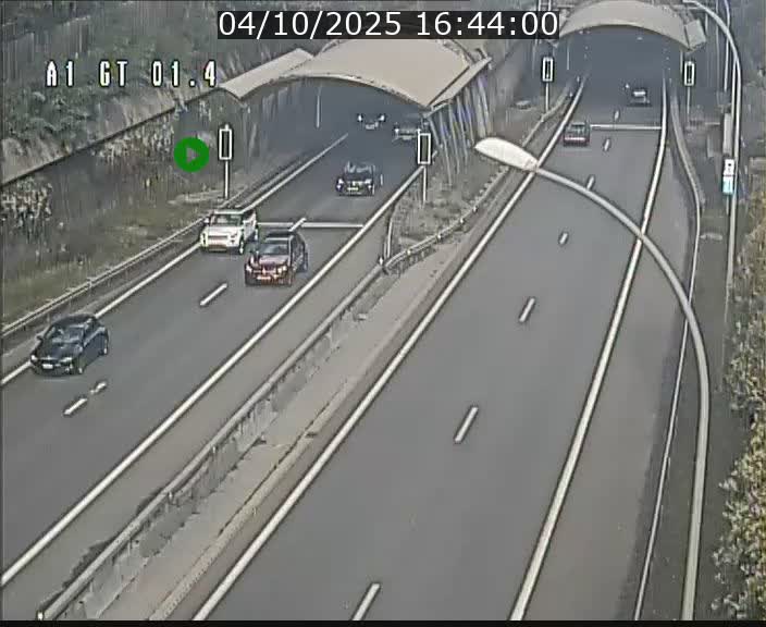 Traffic live webcam Luxembourg Hesperange - A1 direction Kirchberg - BK 1.4