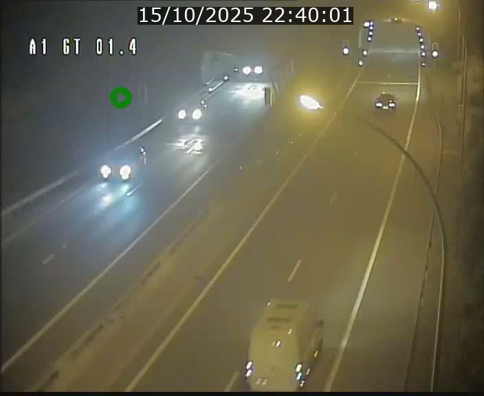 Traffic live webcam Luxembourg Hesperange - A1 direction Kirchberg - BK 1.4