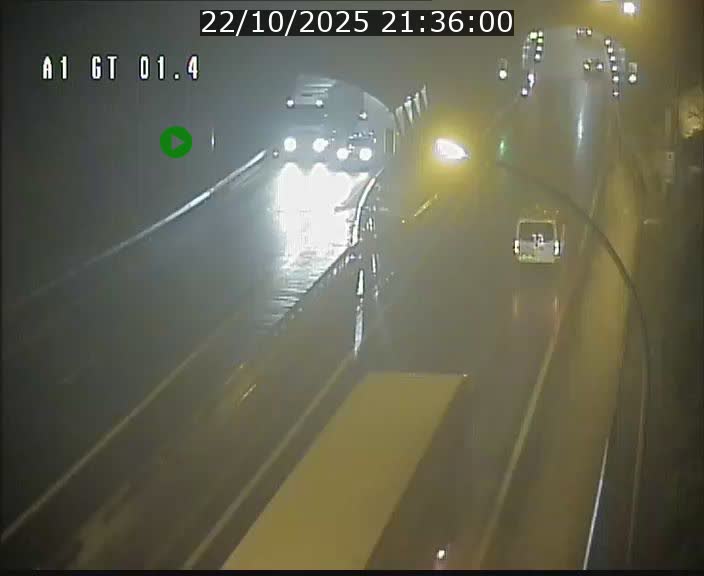 Traffic live webcam Luxembourg Hesperange - A1 direction Kirchberg - BK 1.4