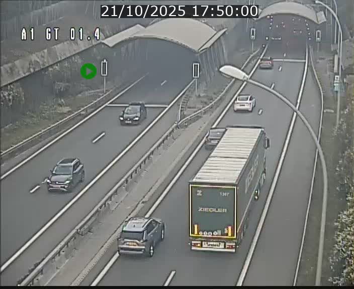 Traffic live webcam Luxembourg Hesperange - A1 direction Kirchberg - BK 1.4