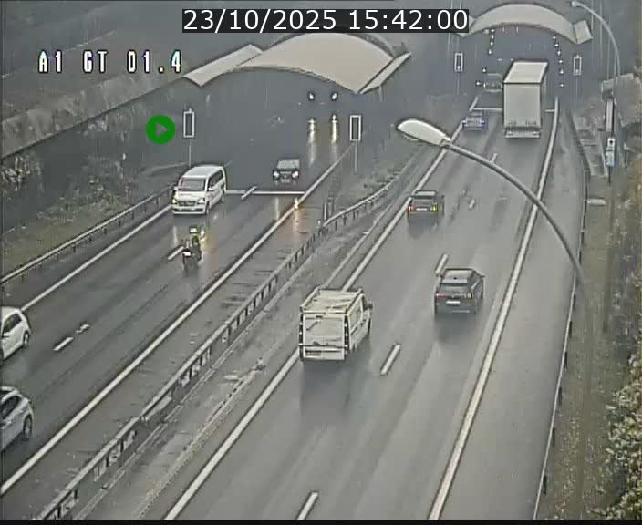 Traffic live webcam Luxembourg Hesperange - A1 direction Kirchberg - BK 1.4