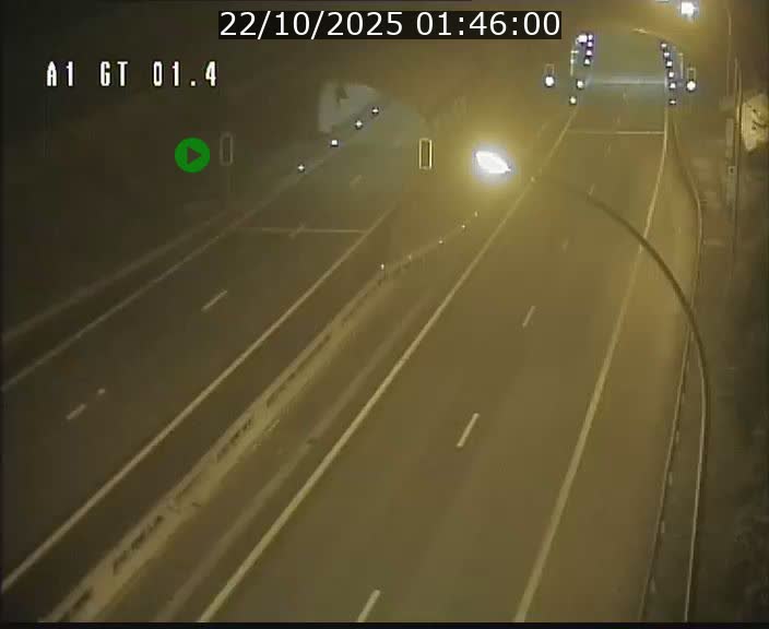 Traffic live webcam Luxembourg Hesperange - A1 direction Kirchberg - BK 1.4