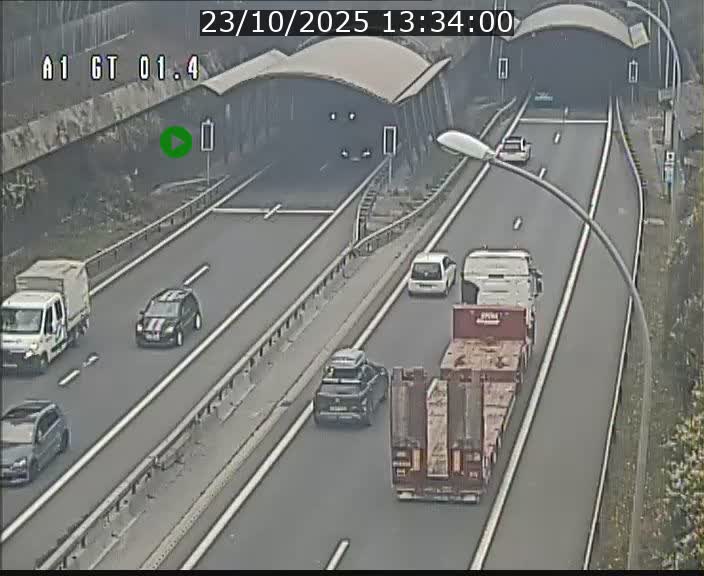 Traffic live webcam Luxembourg Hesperange - A1 direction Kirchberg - BK 1.4