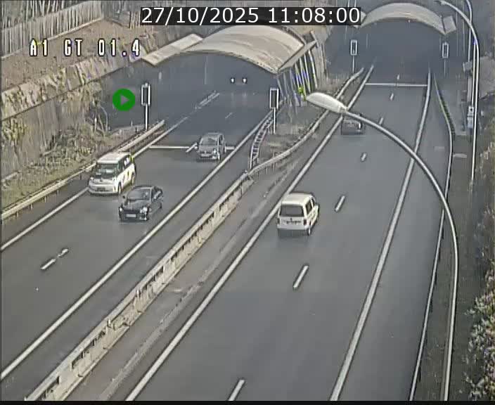 Traffic live webcam Luxembourg Hesperange - A1 direction Kirchberg - BK 1.4