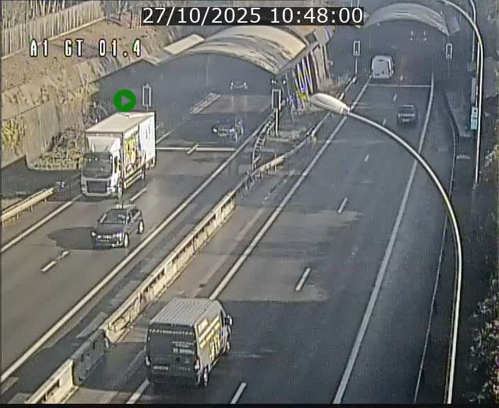 Traffic live webcam Luxembourg Hesperange - A1 direction Kirchberg - BK 1.4