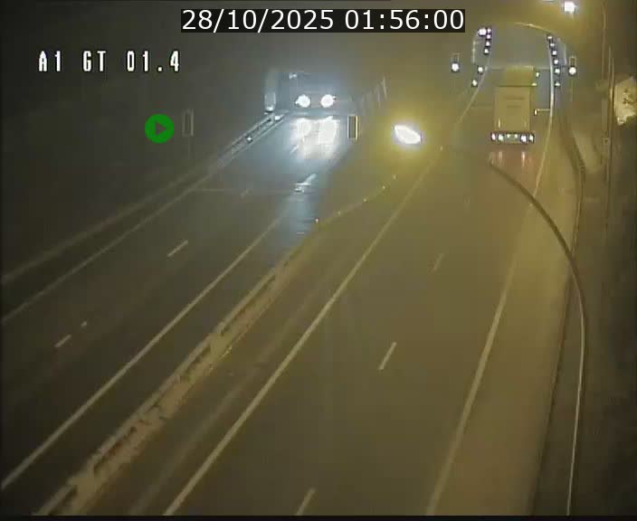 Traffic live webcam Luxembourg Hesperange - A1 direction Kirchberg - BK 1.4