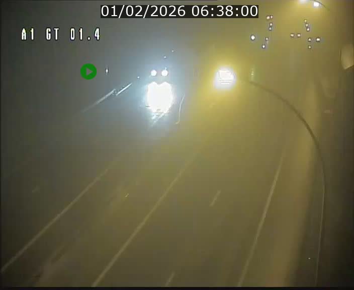 <h2>Traffic live webcam Luxembourg Hesperange - A1 direction Kirchberg - BK 1.4</h2>