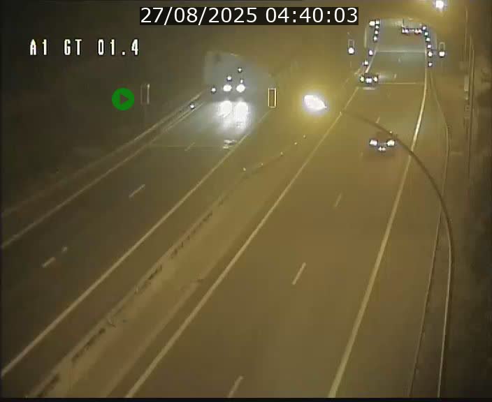 <h2>Traffic live webcam Luxembourg Hesperange - A1 direction Kirchberg - BK 1.4</h2>