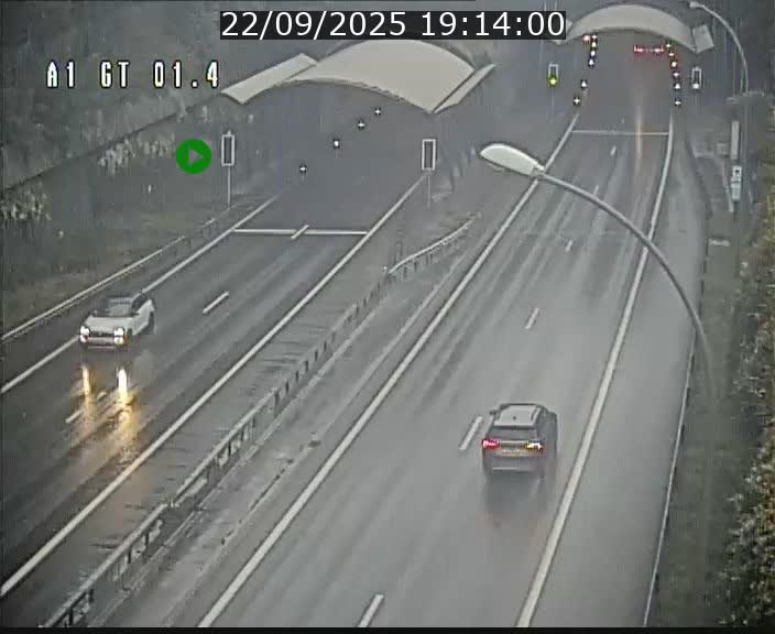 Traffic live webcam Luxembourg Hesperange - A1 direction Kirchberg - BK 1.4