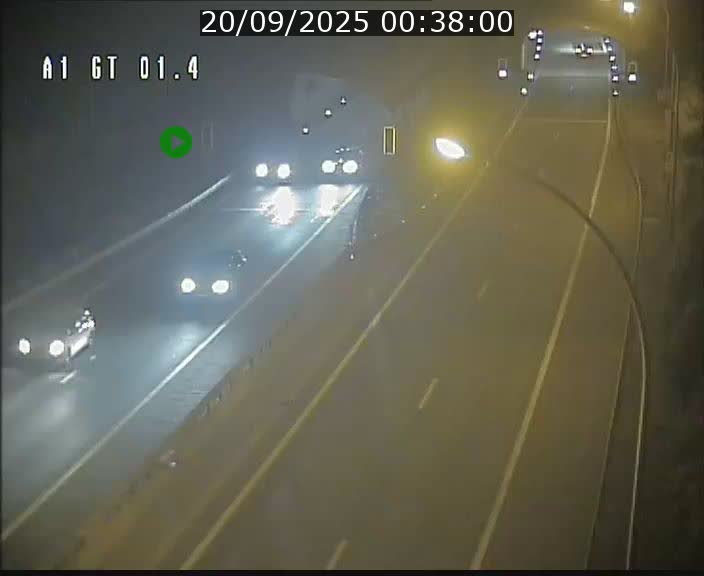 <h2>Traffic live webcam Luxembourg Hesperange - A1 direction Kirchberg - BK 1.4</h2>