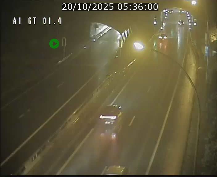 <h2>Traffic live webcam Luxembourg Hesperange - A1 direction Kirchberg - BK 1.4</h2>