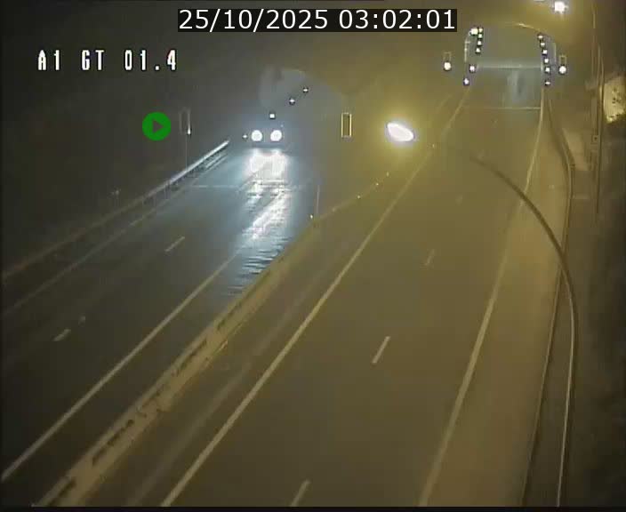 Traffic live webcam Luxembourg Hesperange - A1 direction Kirchberg - BK 1.4