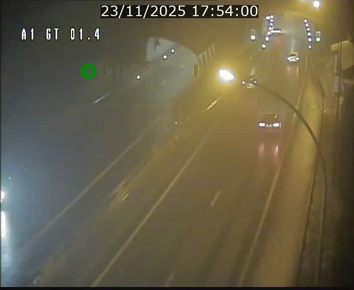 <h2>Traffic live webcam Luxembourg Hesperange - A1 direction Kirchberg - BK 1.4</h2>