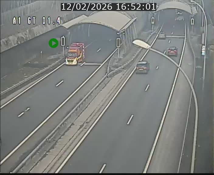 Traffic live webcam Luxembourg Hesperange - A1 direction Kirchberg - BK 1.4