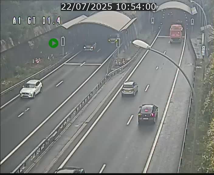 Traffic live webcam Luxembourg Hesperange - A1 direction Kirchberg - BK 1.4