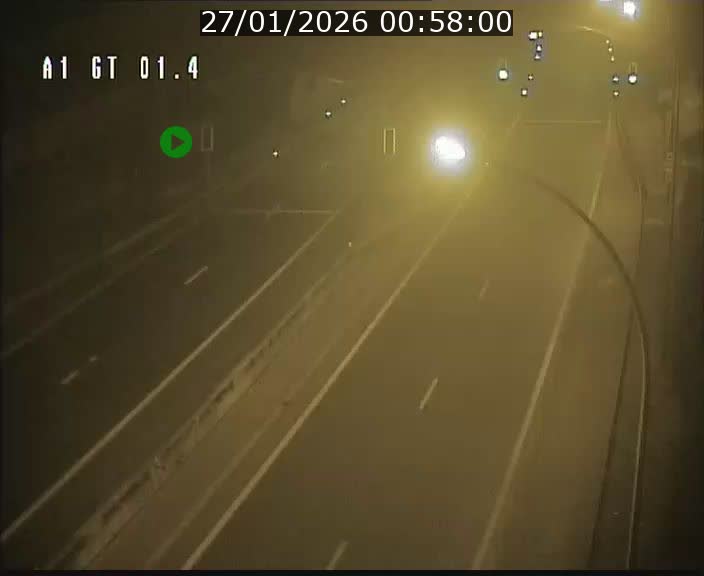 <h2>Traffic live webcam Luxembourg Hesperange - A1 direction Kirchberg - BK 1.4</h2>