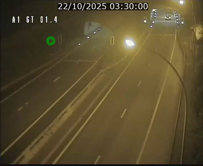 <h2>Traffic live webcam Luxembourg Hesperange - A1 direction Kirchberg - BK 1.4</h2>