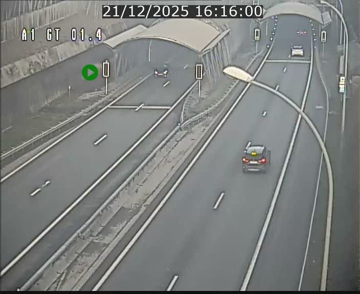 Traffic live webcam Luxembourg Hesperange - A1 direction Kirchberg - BK 1.4