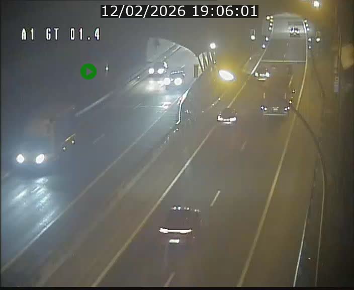 <h2>Traffic live webcam Luxembourg Hesperange - A1 direction Kirchberg - BK 1.4</h2>