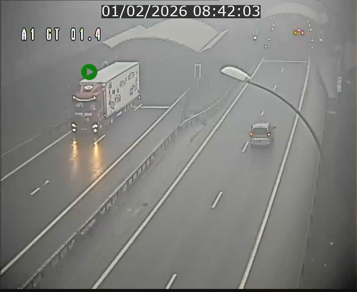 <h2>Traffic live webcam Luxembourg Hesperange - A1 direction Kirchberg - BK 1.4</h2>