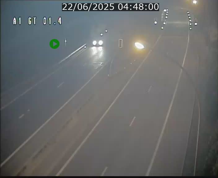 <h2>Traffic live webcam Luxembourg Hesperange - A1 direction Kirchberg - BK 1.4</h2>