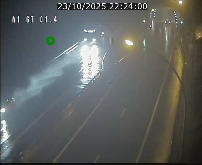Traffic live webcam Luxembourg Hesperange - A1 direction Kirchberg - BK 1.4