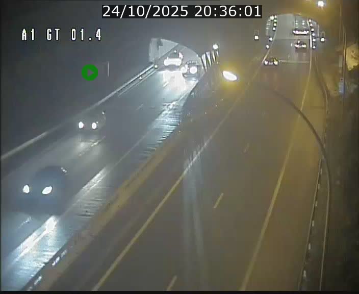 <h2>Traffic live webcam Luxembourg Hesperange - A1 direction Kirchberg - BK 1.4</h2>