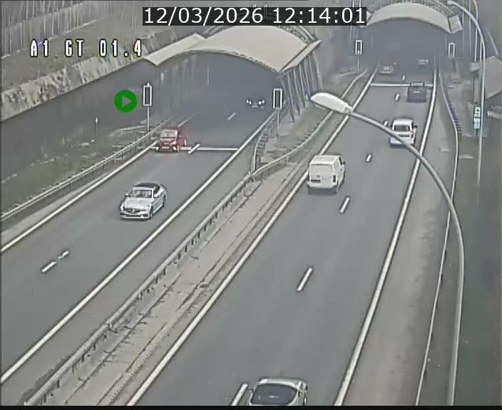 Traffic live webcam Luxembourg Hesperange - A1 direction Kirchberg - BK 1.4