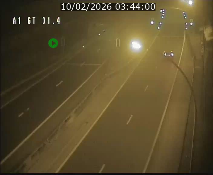 <h2>Traffic live webcam Luxembourg Hesperange - A1 direction Kirchberg - BK 1.4</h2>