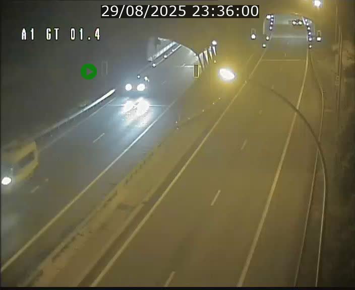 <h2>Traffic live webcam Luxembourg Hesperange - A1 direction Kirchberg - BK 1.4</h2>
