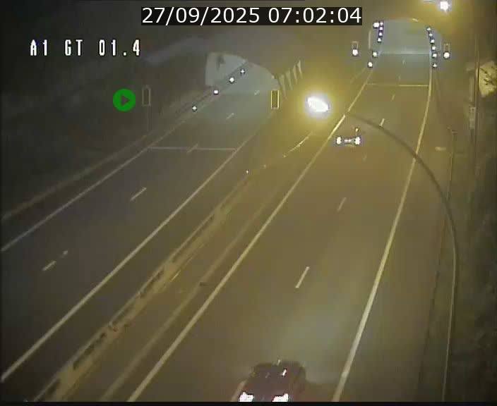 <h2>Traffic live webcam Luxembourg Hesperange - A1 direction Kirchberg - BK 1.4</h2>