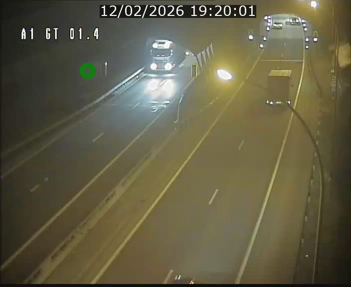Traffic live webcam Luxembourg Hesperange - A1 direction Kirchberg - BK 1.4