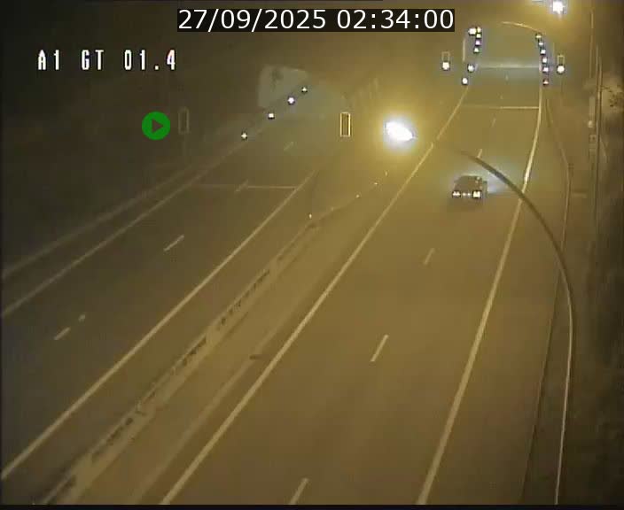 <h2>Traffic live webcam Luxembourg Hesperange - A1 direction Kirchberg - BK 1.4</h2>