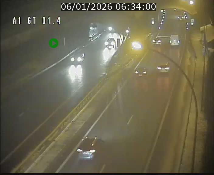 <h2>Traffic live webcam Luxembourg Hesperange - A1 direction Kirchberg - BK 1.4</h2>