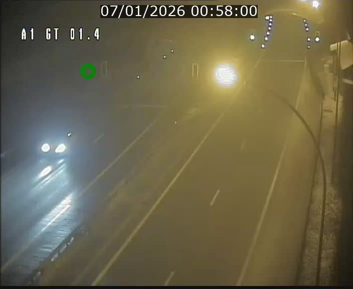 <h2>Traffic live webcam Luxembourg Hesperange - A1 direction Kirchberg - BK 1.4</h2>