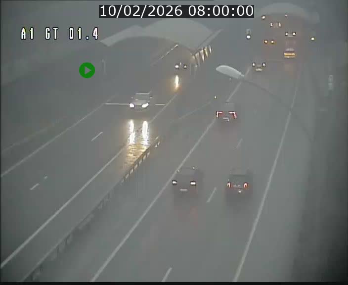 <h2>Traffic live webcam Luxembourg Hesperange - A1 direction Kirchberg - BK 1.4</h2>