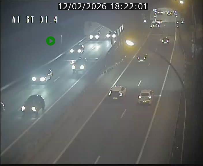 <h2>Traffic live webcam Luxembourg Hesperange - A1 direction Kirchberg - BK 1.4</h2>