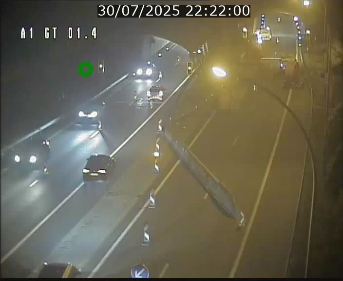 <h2>Traffic live webcam Luxembourg Hesperange - A1 direction Kirchberg - BK 1.4</h2>