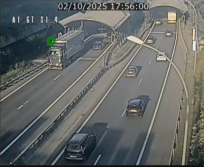 <h2>Traffic live webcam Luxembourg Hesperange - A1 direction Kirchberg - BK 1.4</h2>