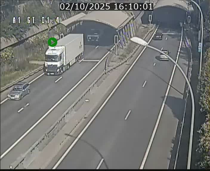 <h2>Traffic live webcam Luxembourg Hesperange - A1 direction Kirchberg - BK 1.4</h2>