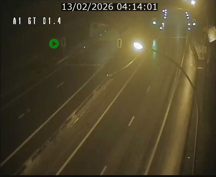<h2>Traffic live webcam Luxembourg Hesperange - A1 direction Kirchberg - BK 1.4</h2>
