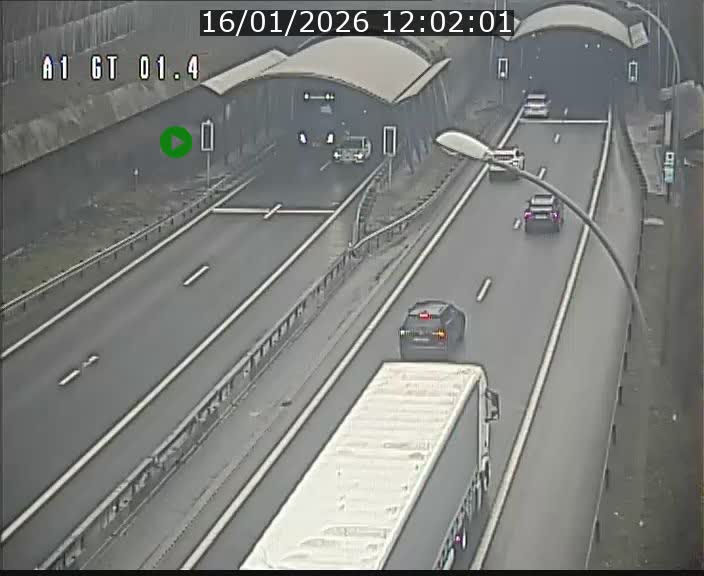 Traffic live webcam Luxembourg Hesperange - A1 direction Kirchberg - BK 1.4