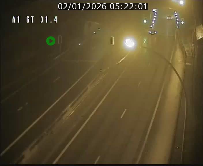 <h2>Traffic live webcam Luxembourg Hesperange - A1 direction Kirchberg - BK 1.4</h2>